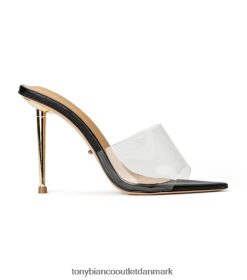 Kvinder Tony Bianco | klar vinylite/sort mylo hæle 80JR0R165