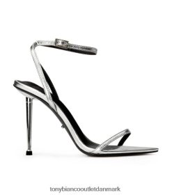 Kvinder Tony Bianco | sølv nappa metallic myra hæle 80JR0R63