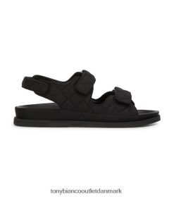 Kvinder Tony Bianco | sort grosgrain hiranni sandaler 80JR0R611