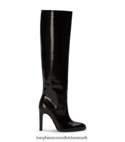 Kvinder Tony Bianco | sort hi shine varme kalvesøvler 80JR0R395