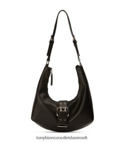 Kvinder Tony Bianco | sort læder zali skuldertaske 80JR0R694