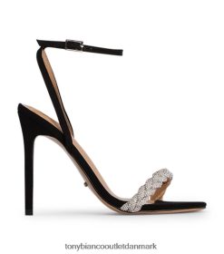 Kvinder Tony Bianco | sort ruskind kosta hæle 80JR0R78